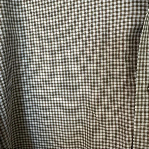 Robert Talbott Men's Short Sleeve Blue Plaid Button Up Shirt Size XL GUC - Picture 5 of 9